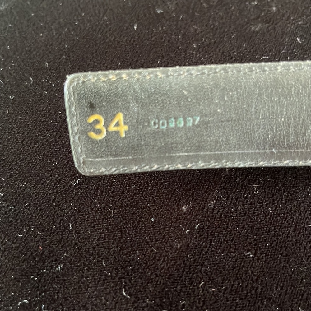 Minimalist Dior buckle with reversible black and brown belt size 34 - Picture 8 of 12